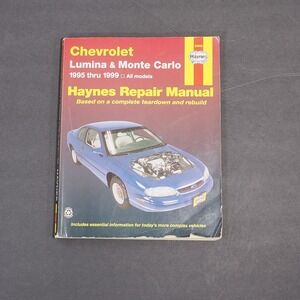 Chevrolet Lumina Monte Carlo 1995 thru 1999 Haynes Repair Manual Car Auto Book